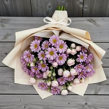 Букет цветов из:  Розы и Хризантемы в Железногорске