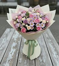 Букет цветов из:  Розы и Хризантемы в Железногорске