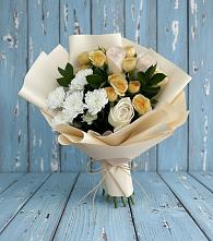 Букет цветов из:  Розы и Хризантемы в Железногорске