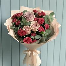 Букет цветов из:  Гвоздики и Розы #REPLACE_PRED# Железногорске