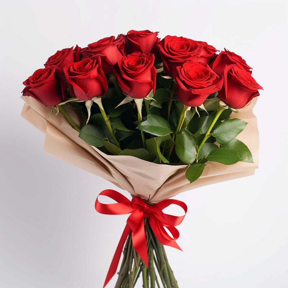 Букет 11 Красных роз Эдлесс Лав в Железногорске